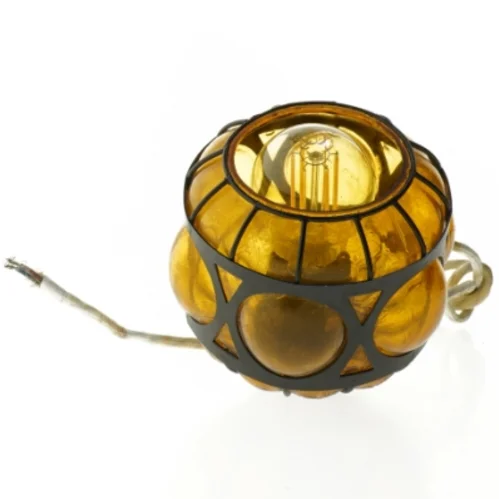 Gul glaspendel (str. Ø. 10 cm)