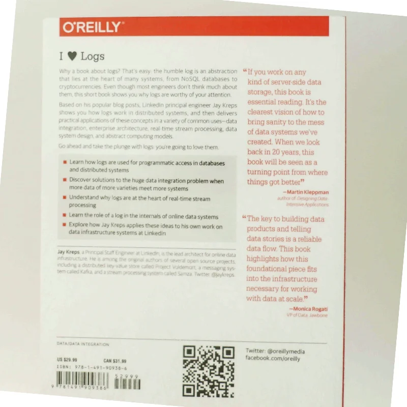 I Heart Logs af Jay Kreps (Bog)