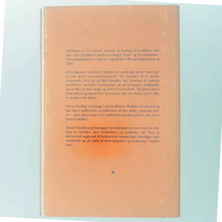 Konfliktløsning ved mediation af Lin Adrian (Bog)