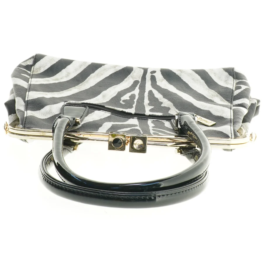 Zebra mønster håndtaske fra Eternel (str. 37 x 27 x 12 cm)