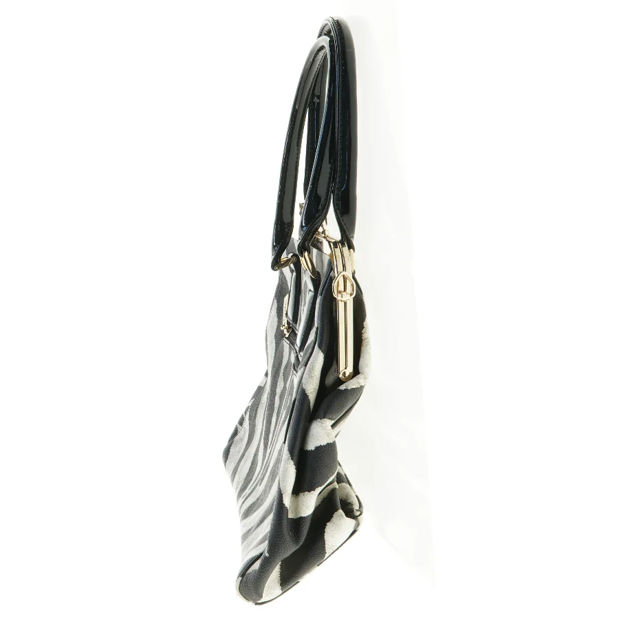 Zebra mønster håndtaske fra Eternel (str. 37 x 27 x 12 cm)