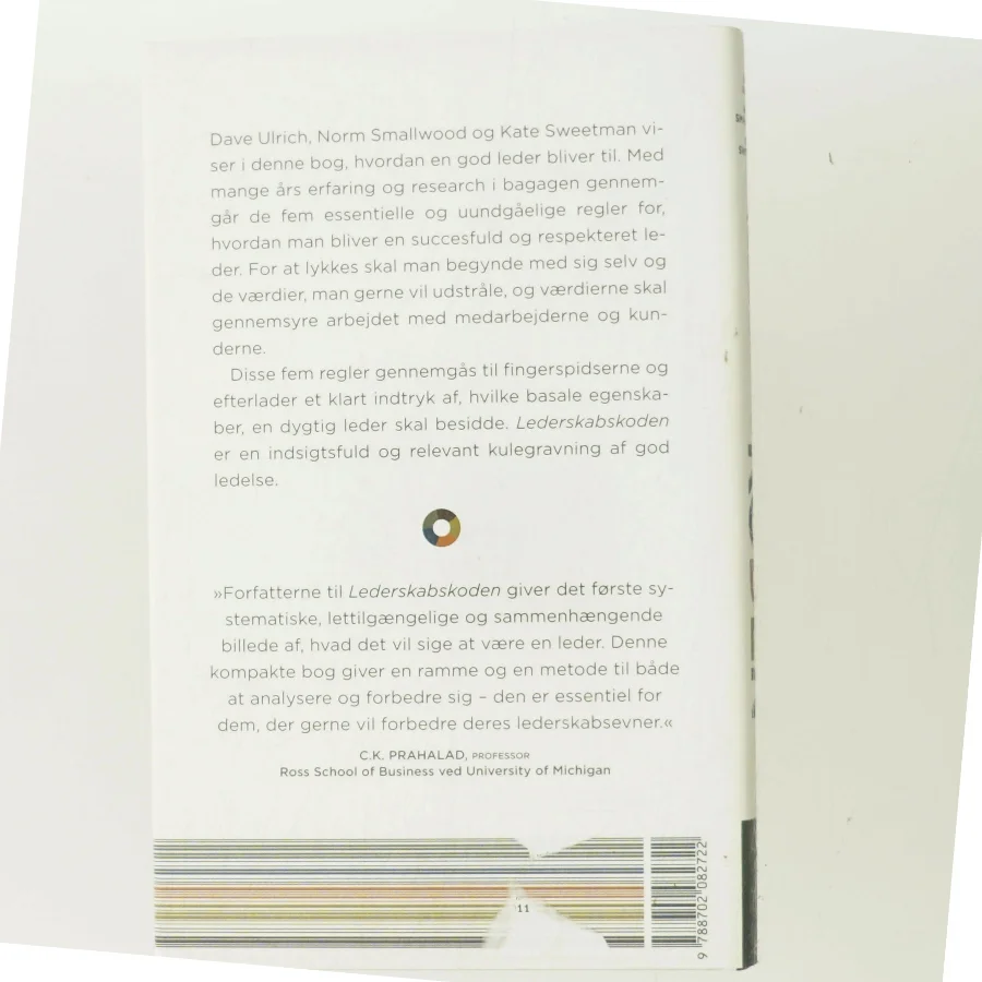 Lederskabskoden : fem regler for god ledelse af Norm Smallwood (Bog)