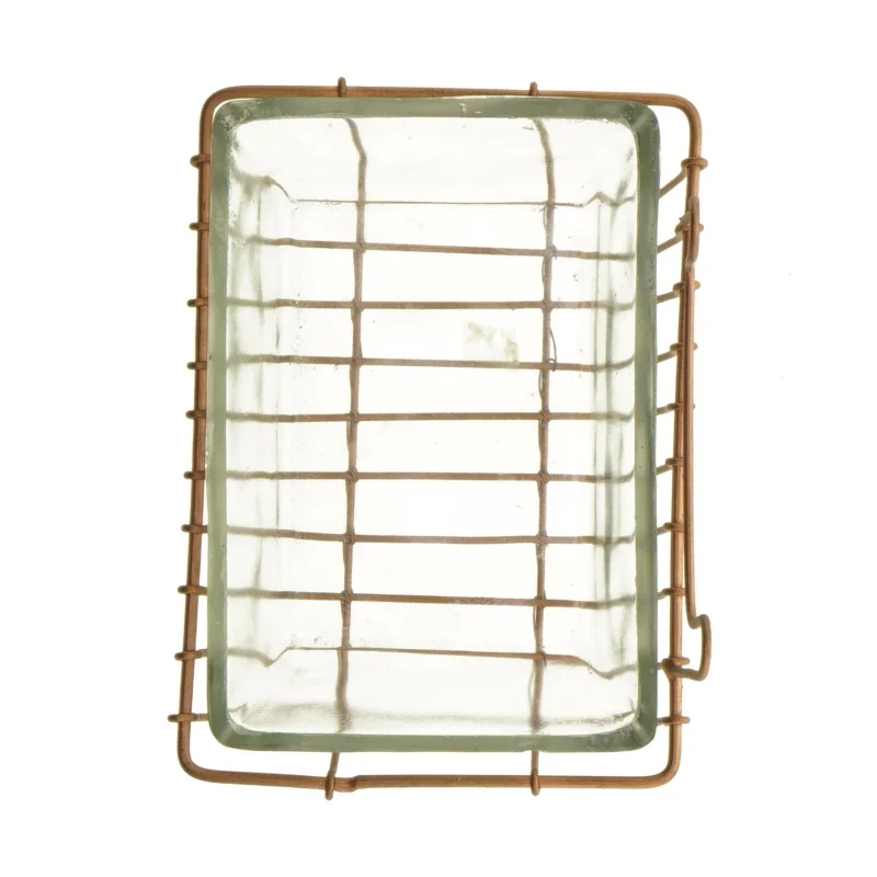 Glas- og metalopbevaringsbakke (str. 14 x 10 cm)