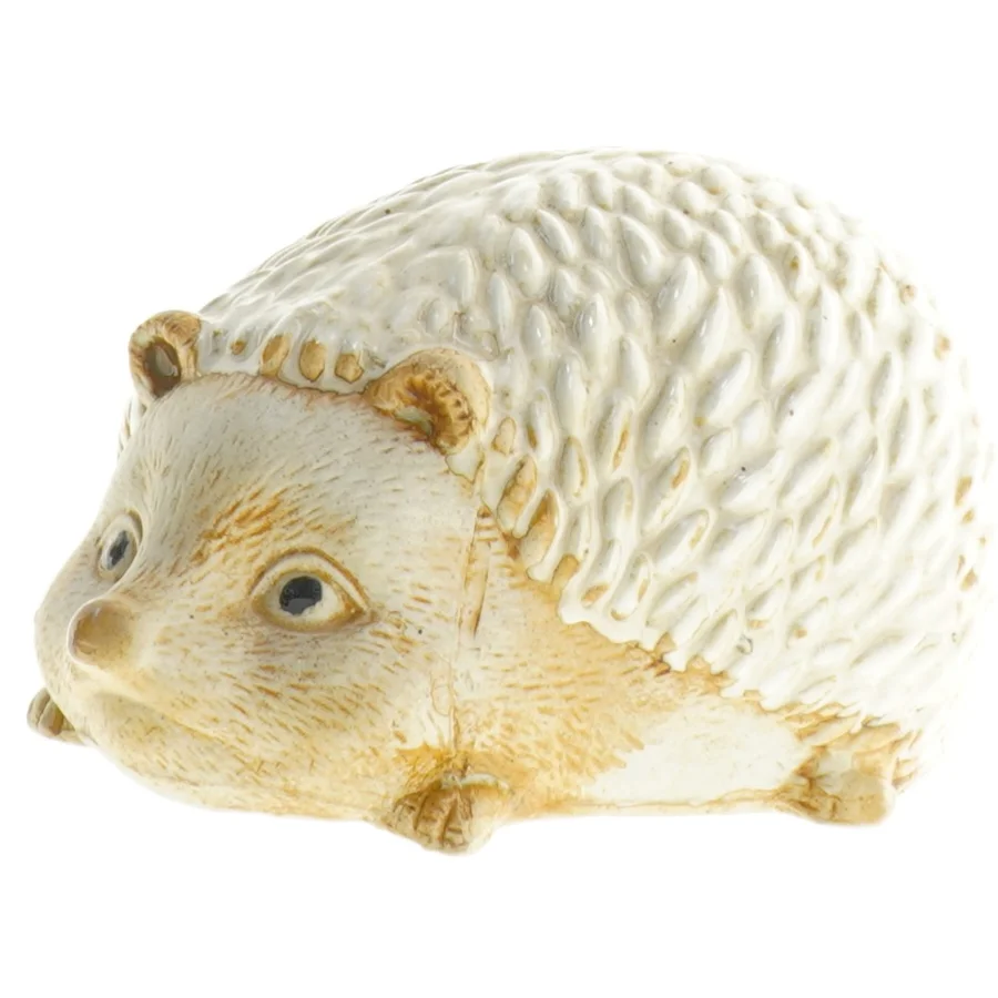 Pindsvin keramik figur (str. 17 x 12 x 9 cm)