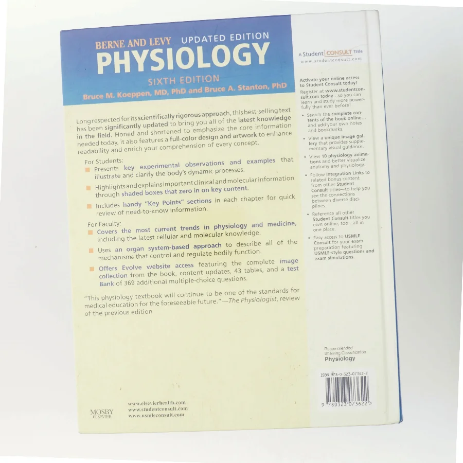 Berne & Levy Physiology (Bog)