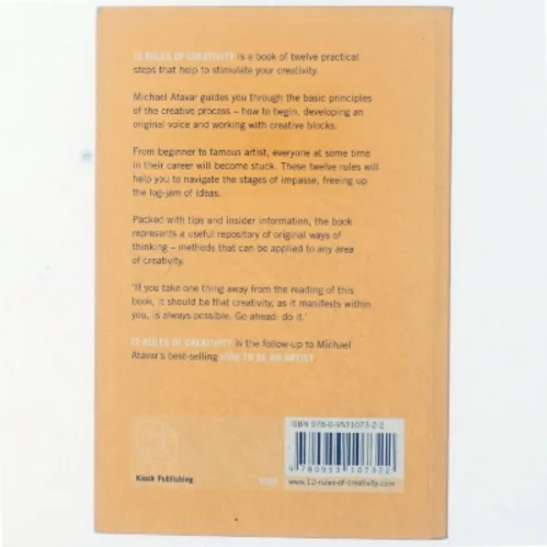 12 Rules of Creativity af Michael Atavar (Bog)