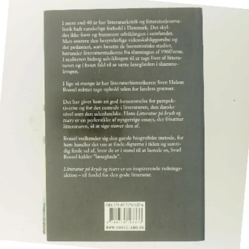 Litteratur på kryds og tværs : af digtere til alle tider fra B.S. Ingemann til James Joyce af Sven Hakon Rossel (Bog)