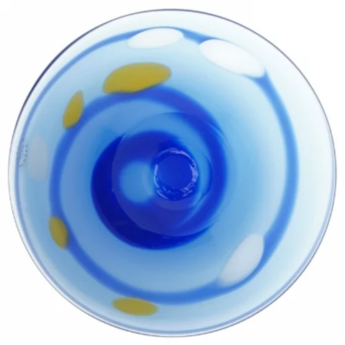 Glas skål fra Søholm (str. Ø. 17 cm. længde. 10 cm)