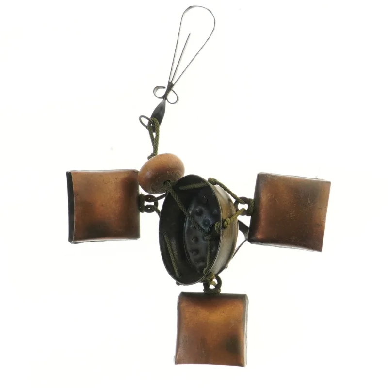 Traditionelt vindspil med koklokker (str. 33 cm)