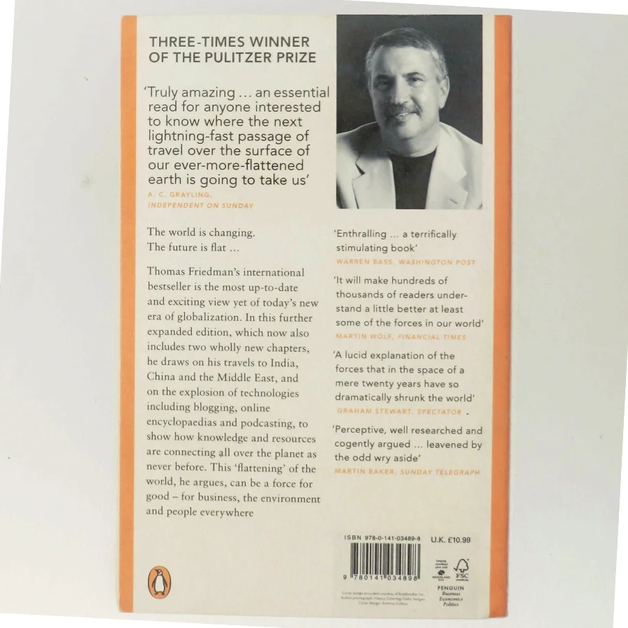 The world is flat : the globalized world in the twenty-first century af Thomas L. Friedman (Bog)