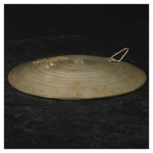 Dekorativ Cloisonne emaljeret messing Fad (str. Ø. 12 cm)