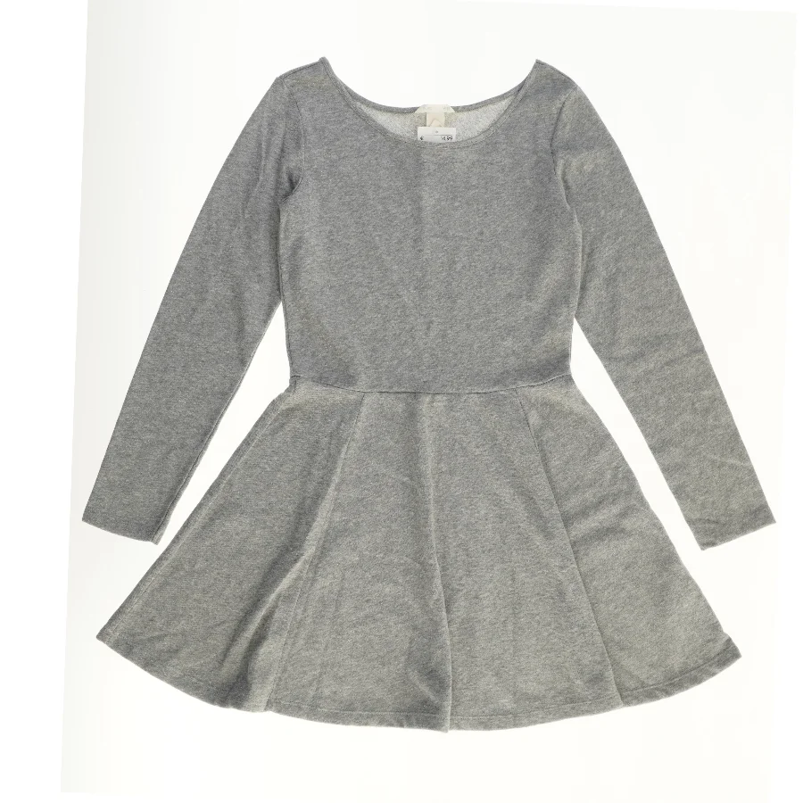 Grå kjole med lange ærmer fra H&M (str. 158)