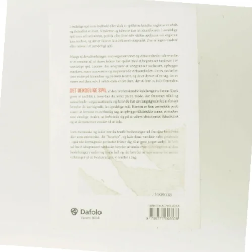 Det uendelige spil af Simon Sinek (Bog)