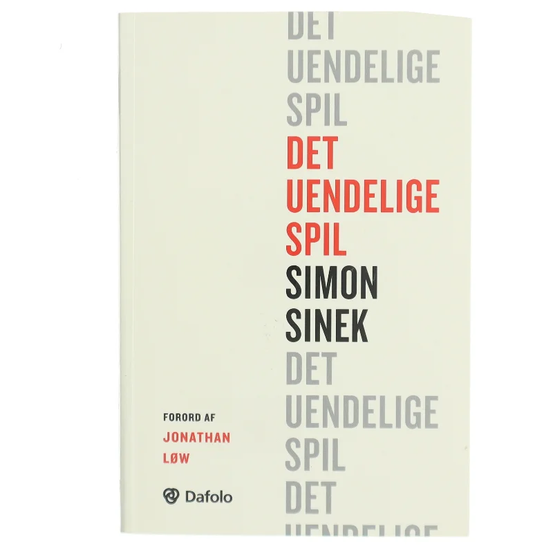 Det uendelige spil af Simon Sinek (Bog)