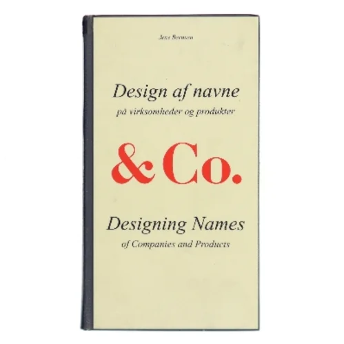 Design af navne på virksomheder og produkter af Jens Bernsen (Bog)
