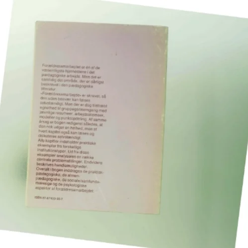 Forældresamarbejde af Kjeld Rasmussen (Bog)