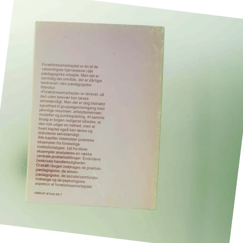 Forældresamarbejde af Kjeld Rasmussen (Bog)