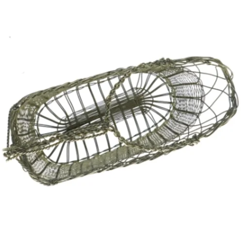 Fil de Fer Flettet metal kurv (str. 24 x 9 cm)