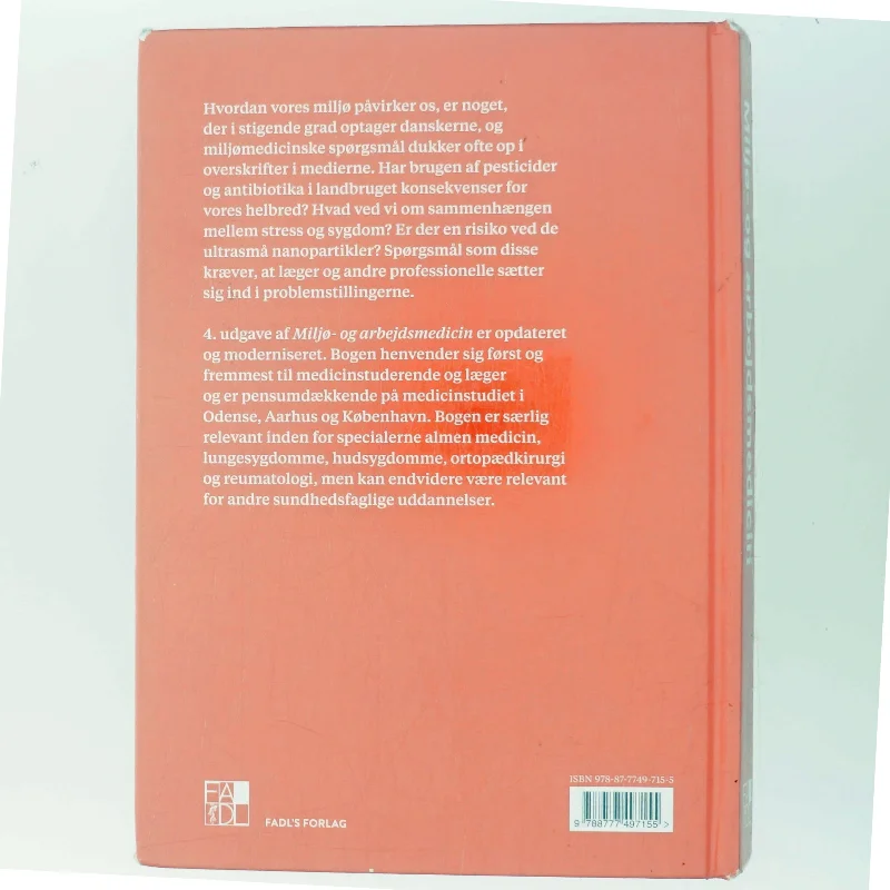 Miljø- og arbejdsmedicin (Bog)