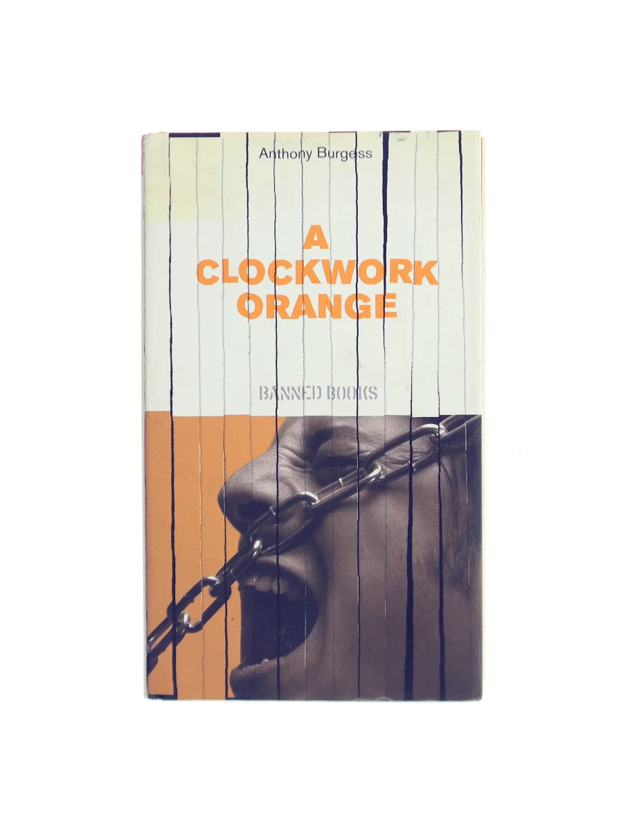 Forsiden af A Clockwork Orange af Anthony Burgess