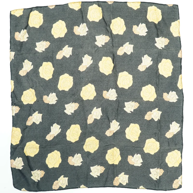 Charlotte Sparre Silke Vintage tørklæde med rosemønster (str. 50 x 50 cm)