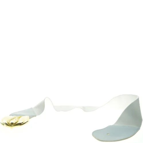 Retro Elastik Bælte med tulipan guldspænde (str. 78 x 8 cm)