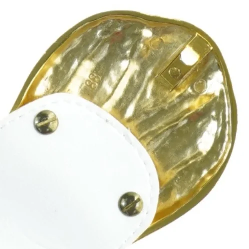 Retro Elastik Bælte med tulipan guldspænde (str. 78 x 8 cm)