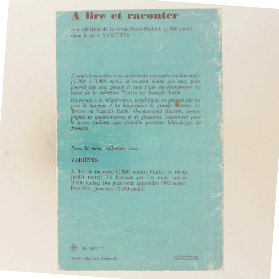 A lire et raconter af Passe-Partout (Bog)
