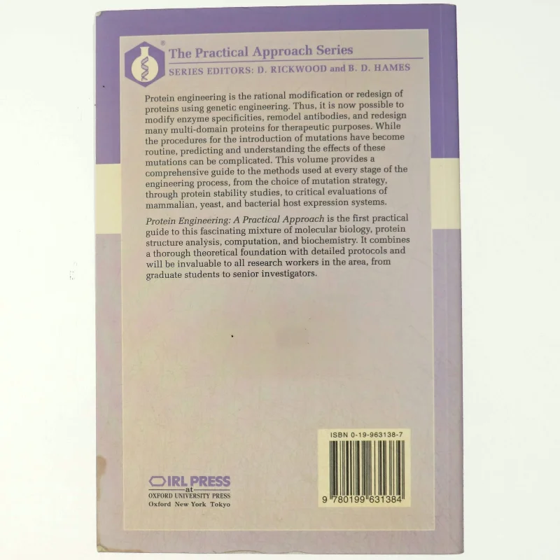 Protein engineering : A practical approach (Bog)