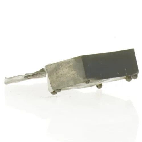 Antik Tin æske med Skildpadde skjold (str. 9 x 6 x 2 cm)