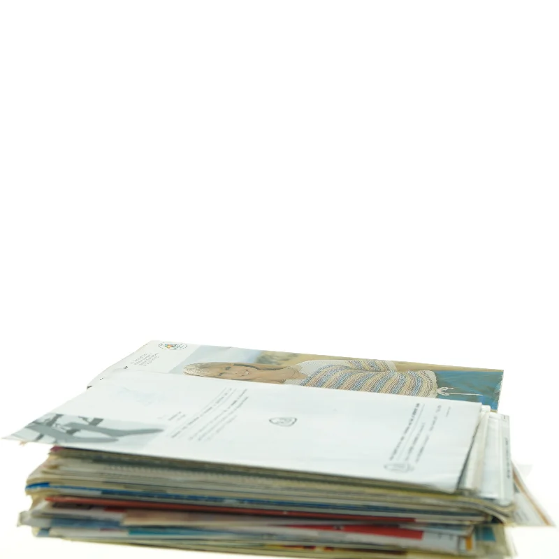 Vintage Retro Strikke, Sy og Hækle opskrifter Samling (str. 30 x 15 cm)