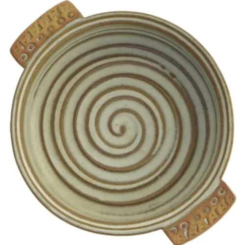 Engelsk Keramik serverings fad (str. Ø 17 cm)