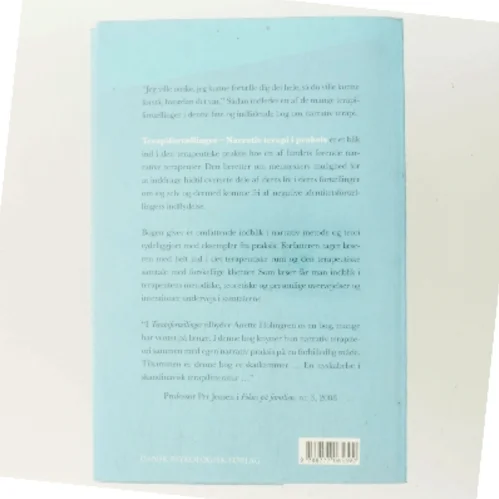 Terapifortællinger : narrativ terapi i praksis af Anette Holmgren (Bog)