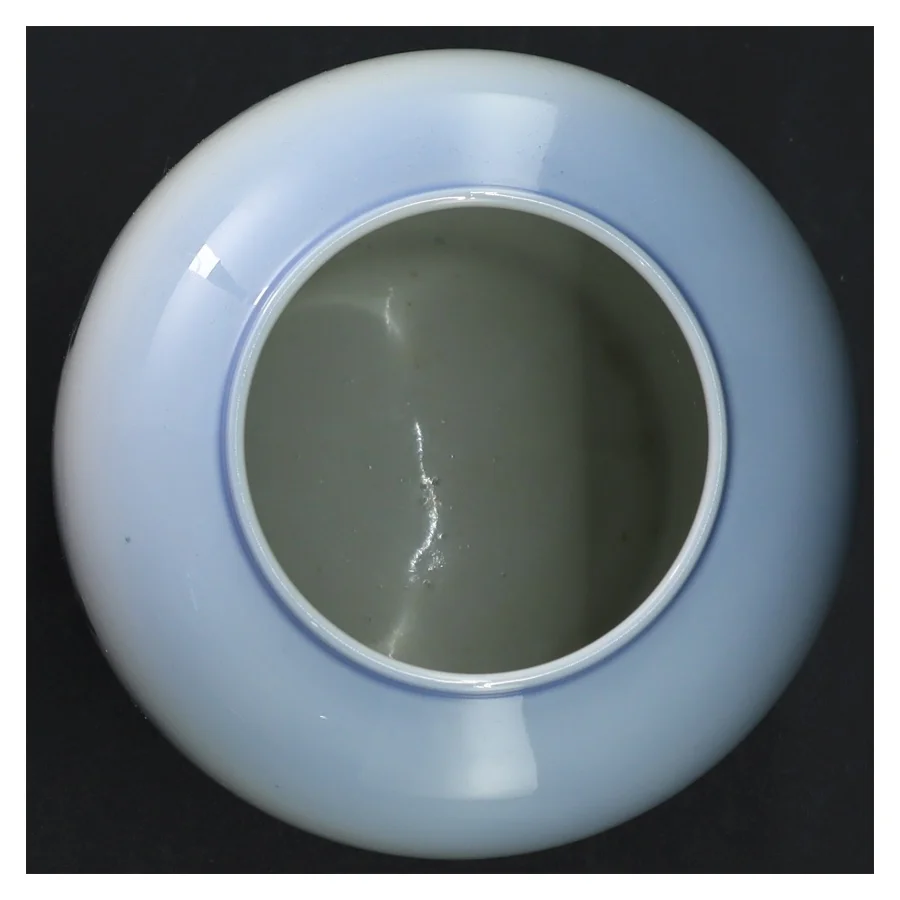 Håndmalet Lyngby Porcelænsvase (str. H 17 cm)