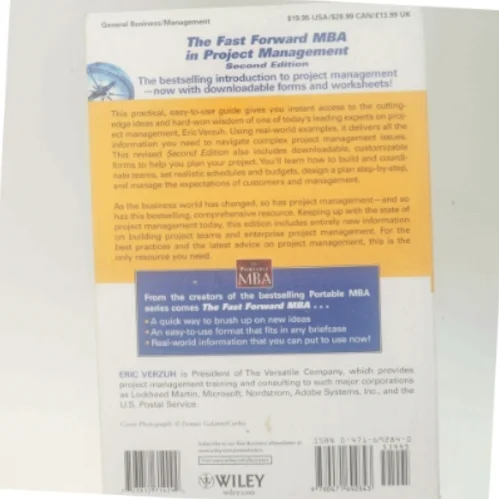 The Fast Forward MBA in Project Management af Eric Verzuh (Bog)