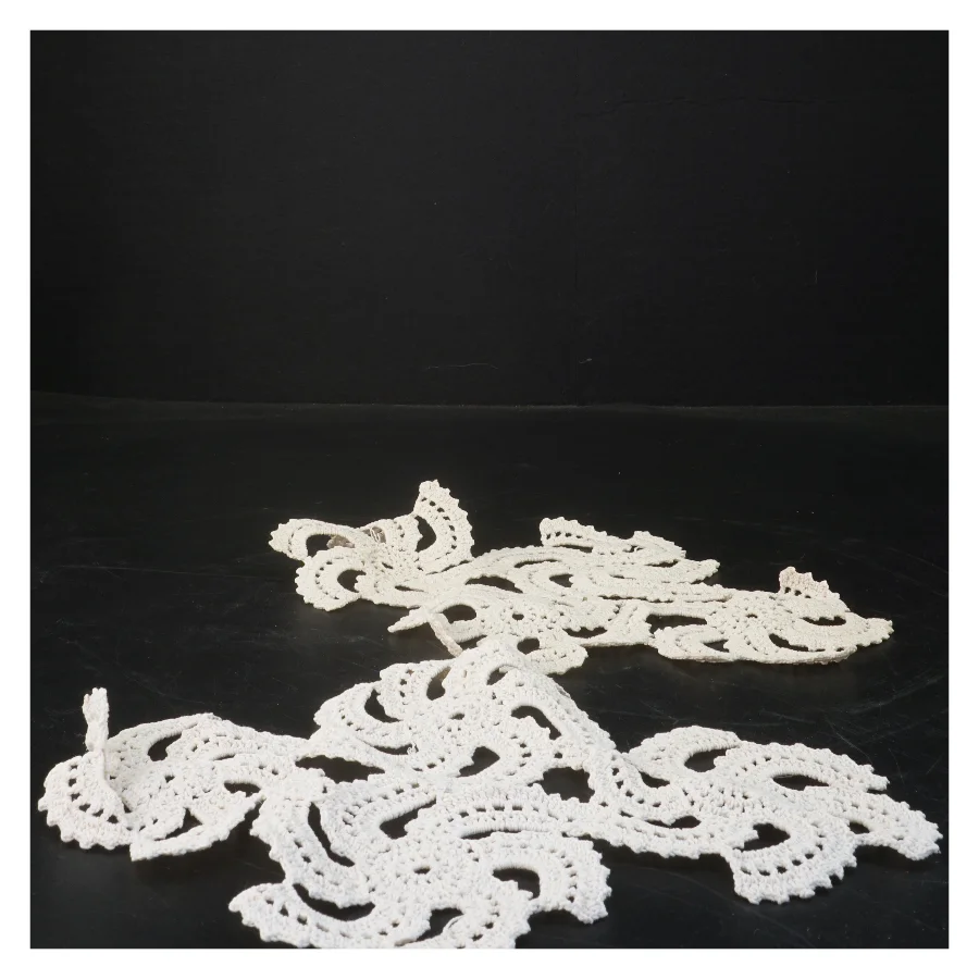 Hæklede bordskånere (str. 27x18 cm)