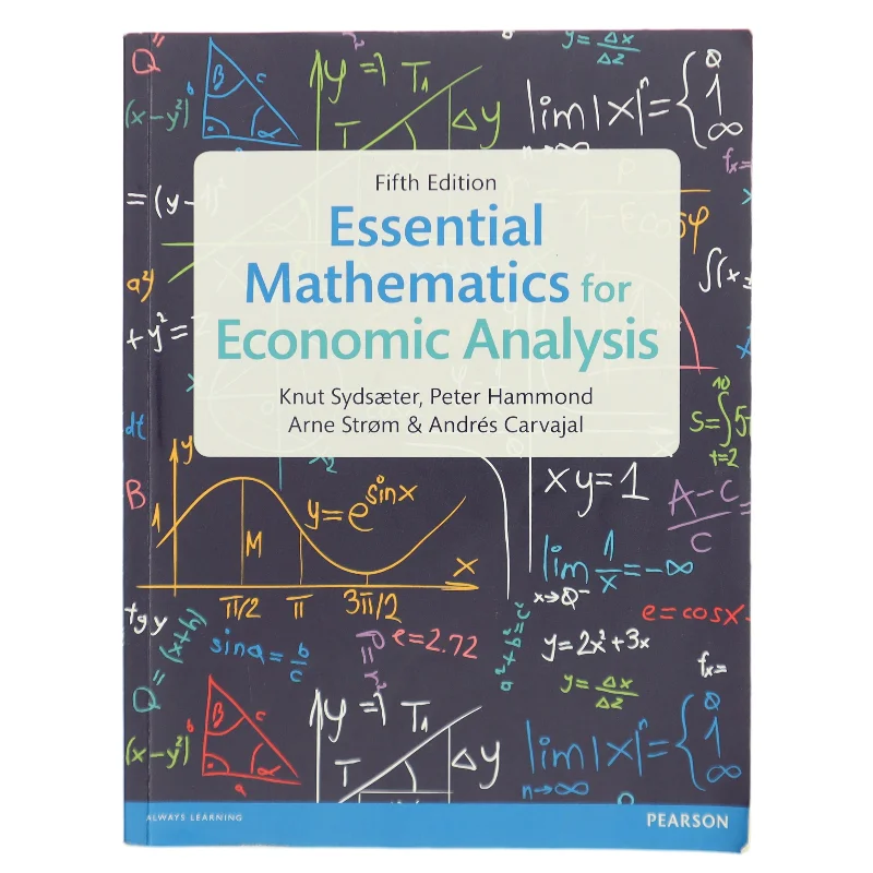 Essential mathematics for economic analysis af Knut Sydsæter (Bog)