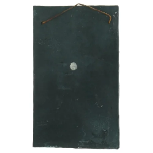 Antik Bronze flise med relief (str. 24 x. 15 cm)