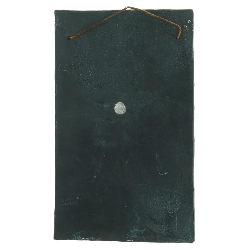 Antik Bronze flise med relief (str. 24 x. 15 cm)