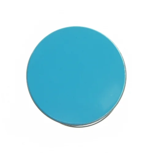 Metaldåse med himmel og sejlbåd dekoration (str. 19 x 12 cm)