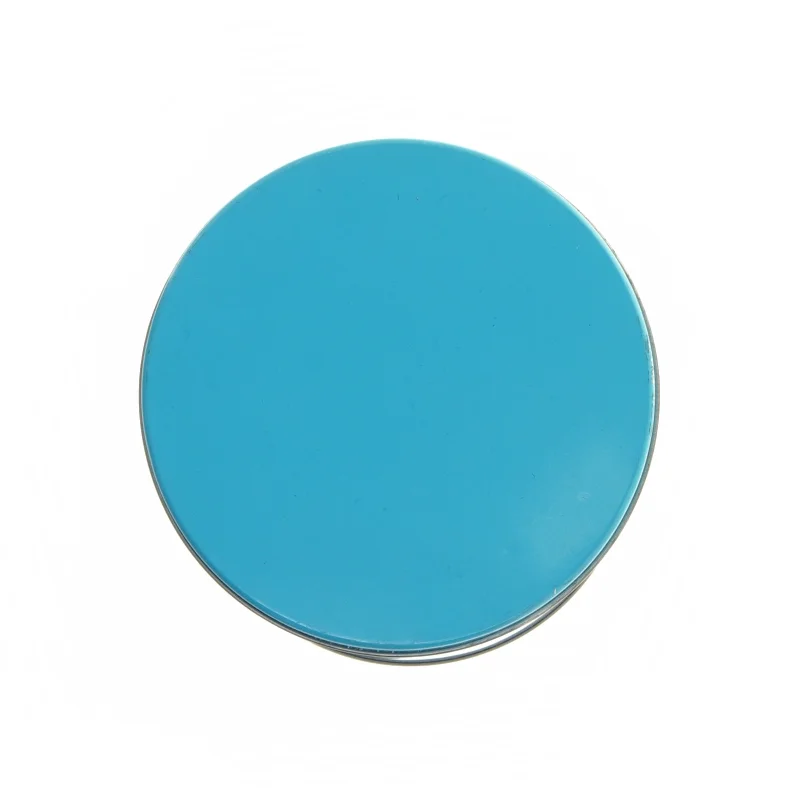 Metaldåse med himmel og sejlbåd dekoration (str. 19 x 12 cm)