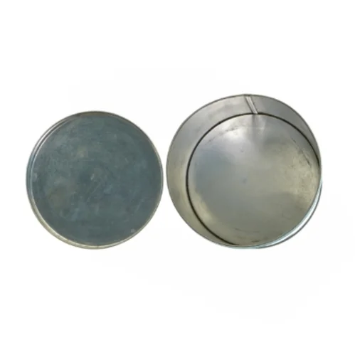 Metaldåse med himmel og sejlbåd dekoration (str. 19 x 12 cm)