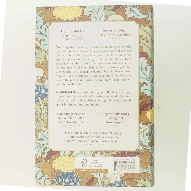 Familieleksikon af Natalia Ginzburg (Bog)