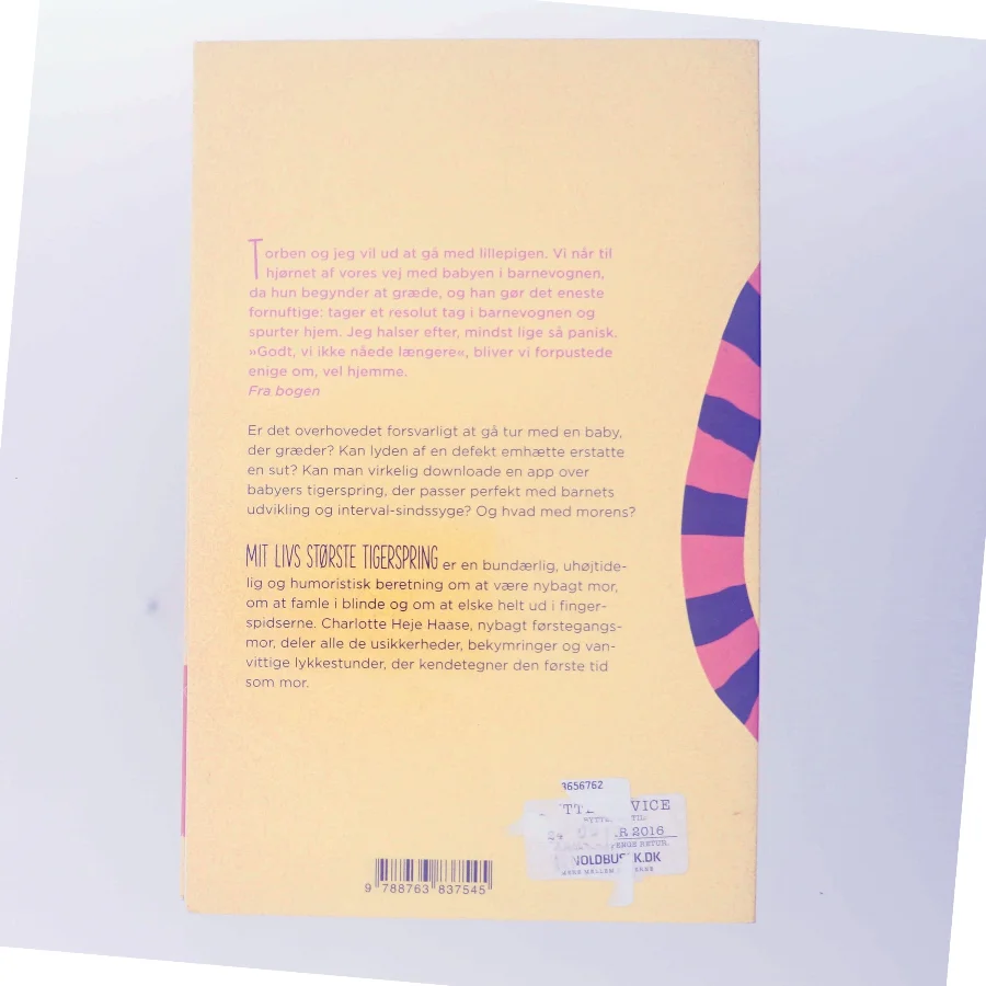 Mit livs største tigerspring : en barselsdagbog af Charlotte Heje Haase (Bog)