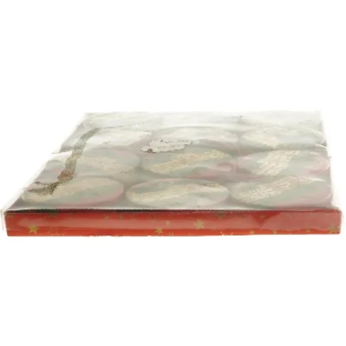 Vintage Julepynt papirornamenter 12 stk (str. 12 stk cm)