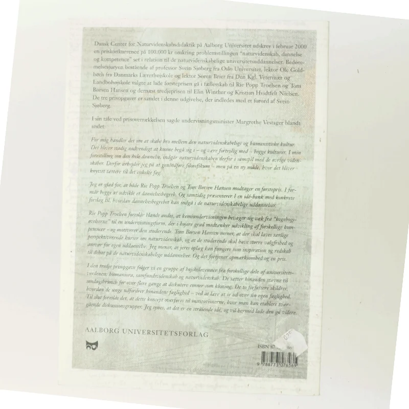 Naturvidenskab dannelse og kompetence af Tom Børsen Hansen (Bog)