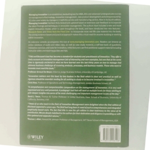 Managing innovation : integrating technological, market and organizational change af Joe Tidd (Bog)