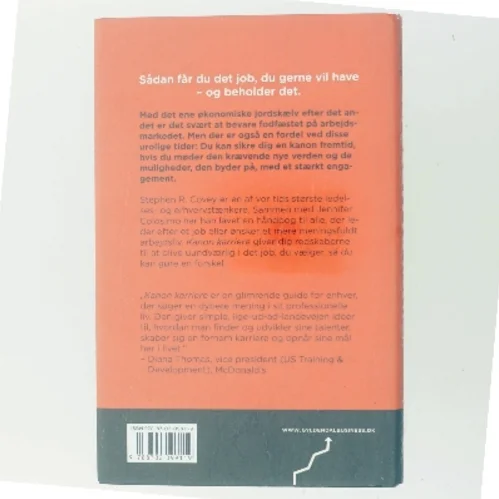 Kanon karriere : få dit drømmejob og gør en forskel af Stephen R. Covey (Bog)