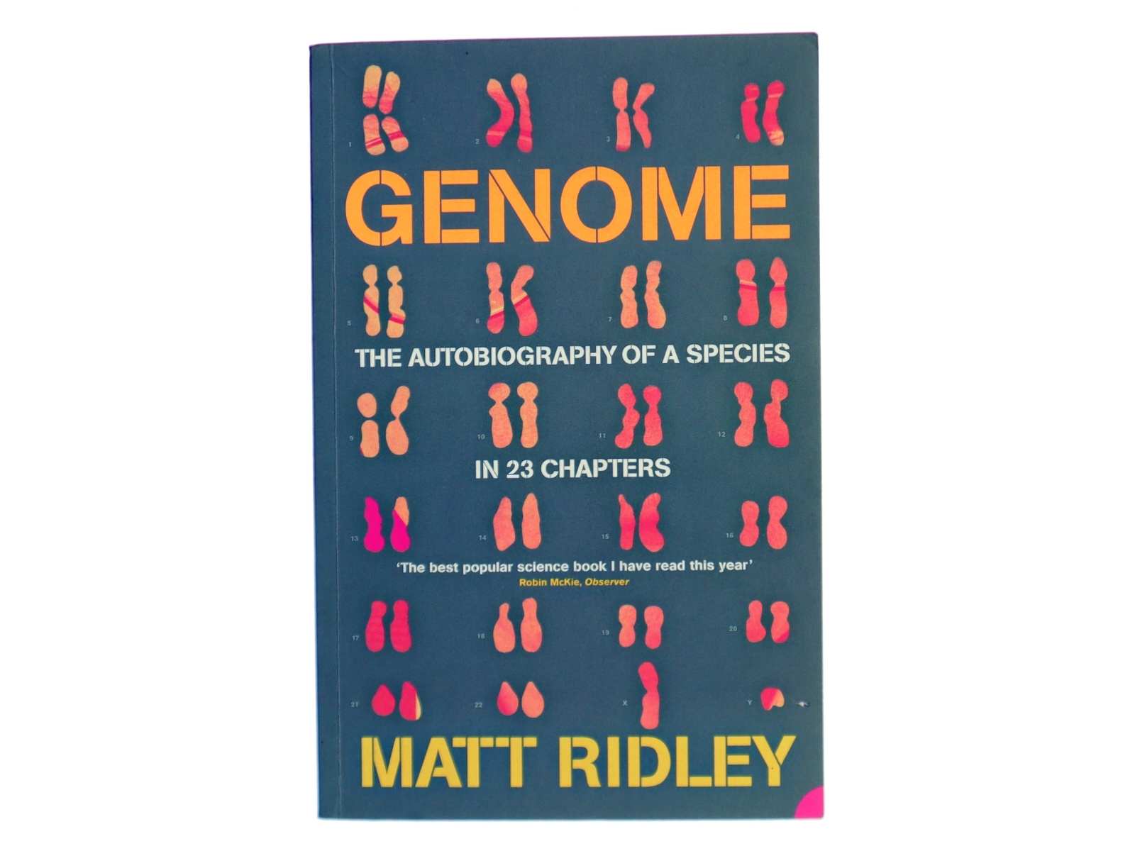 Genome : the autobiography of a species in 23 chapters af Matt Ridley (Bog)