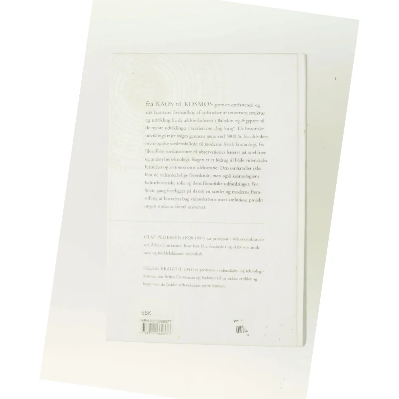 Fra kaos til kosmos : verdensbilledets historie gennem 3000 år (Bog)